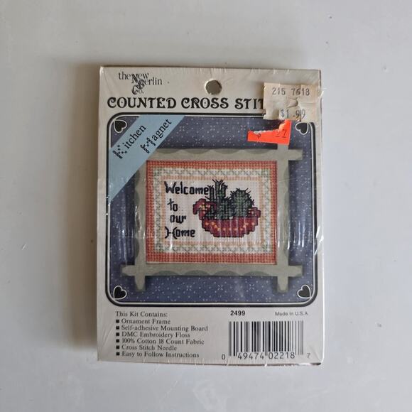 Vintage Cross Stitch Lot Of 4 Noahs Ark Angel Beach Mixed Brand - Picture 2 of 9